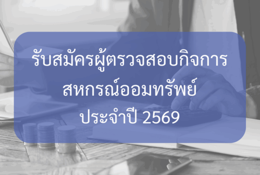 รับผุ้ตรวจสอบกิจการ